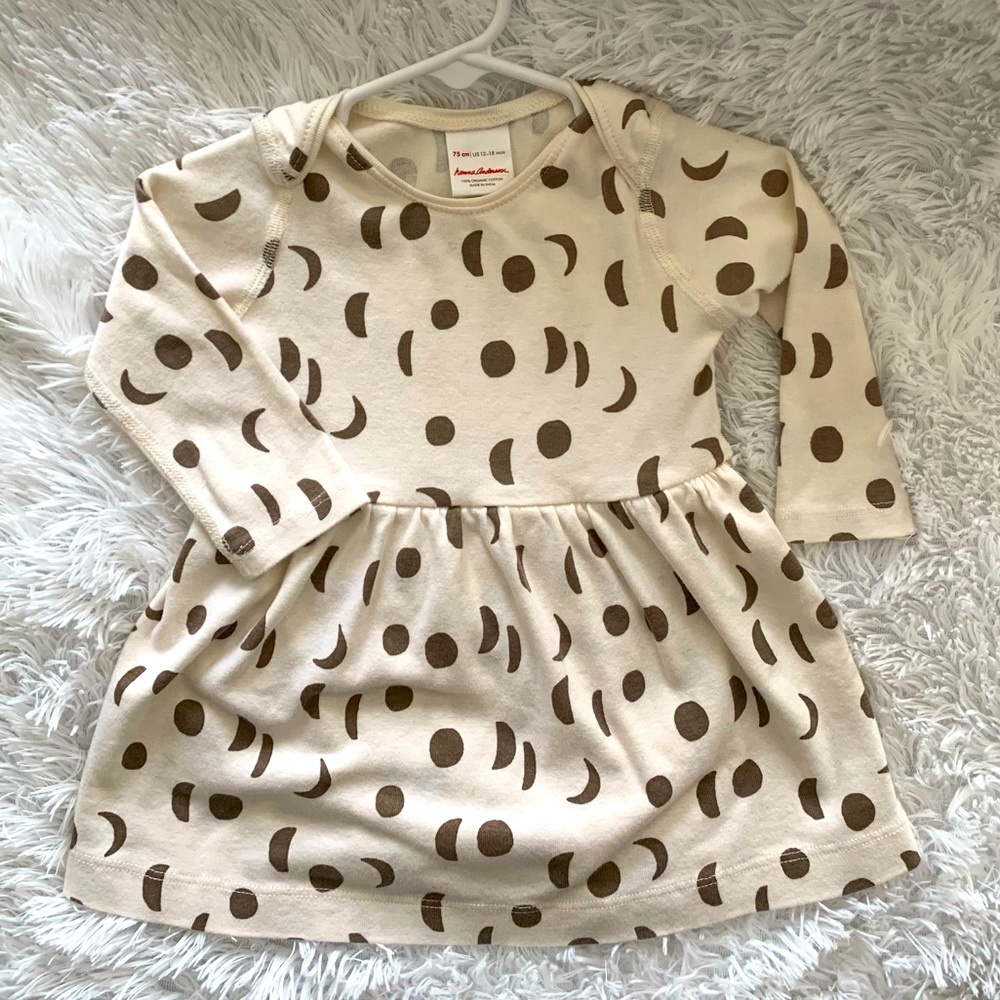 5 for $20 || Hanna Andersson Dress - Moon & Shapes 🌙 12-18MOS